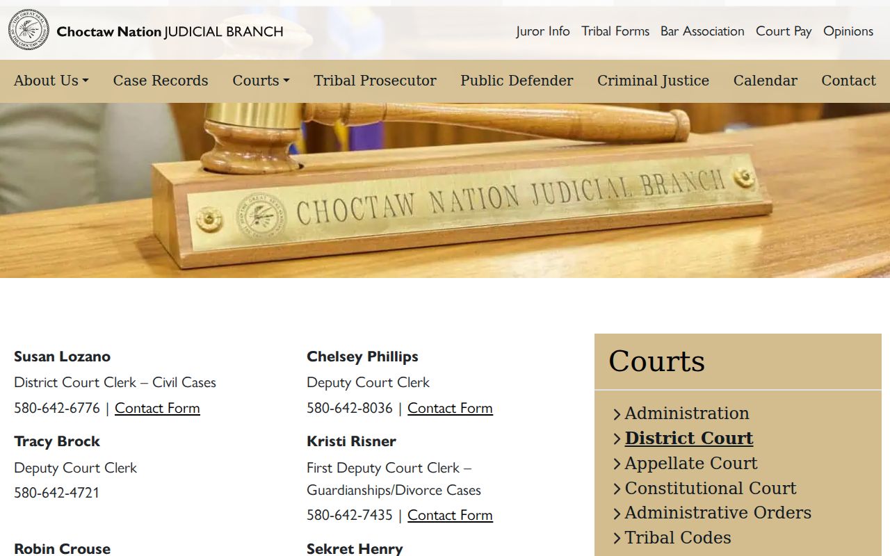 Atoka County warrant records Choctaw Nation court channel
